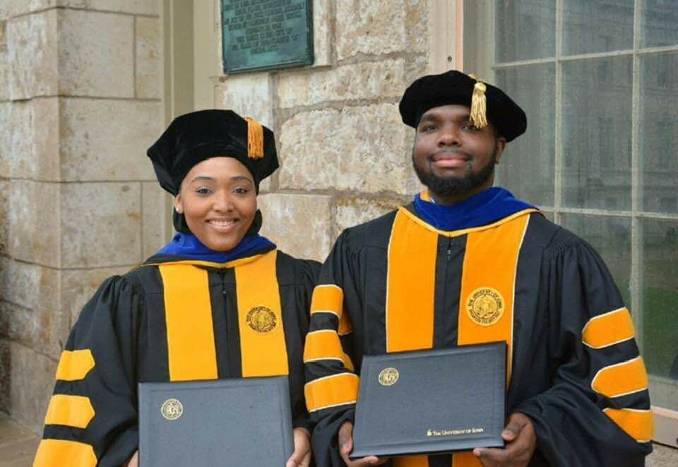 Family Goals! Husband and wife bag PhD in Mathematics