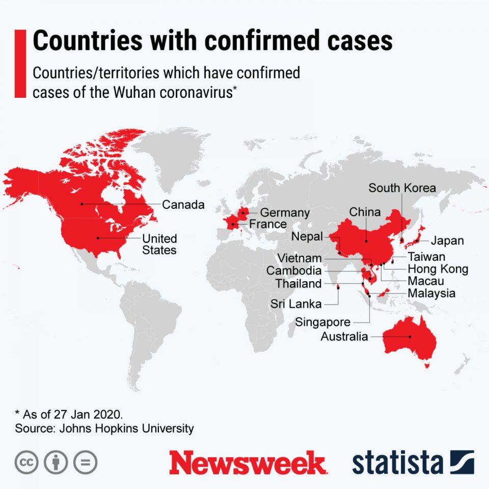 WHO: Coronavirus not at the level of a pandemic