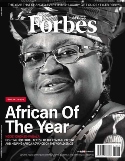 Okonjo-Iweala named African of The Year 2020