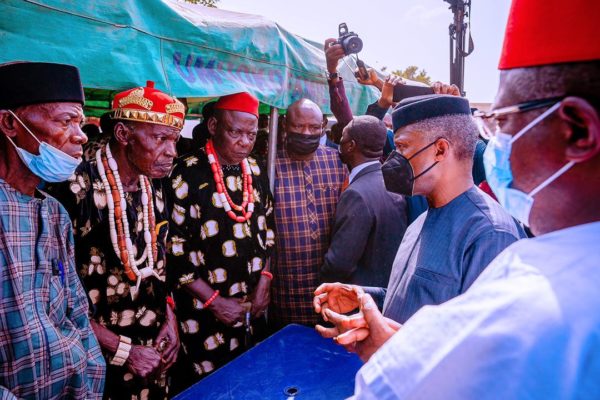 Osinbajo visits Ebonyi, commiserates with victims of herdsmen attacks