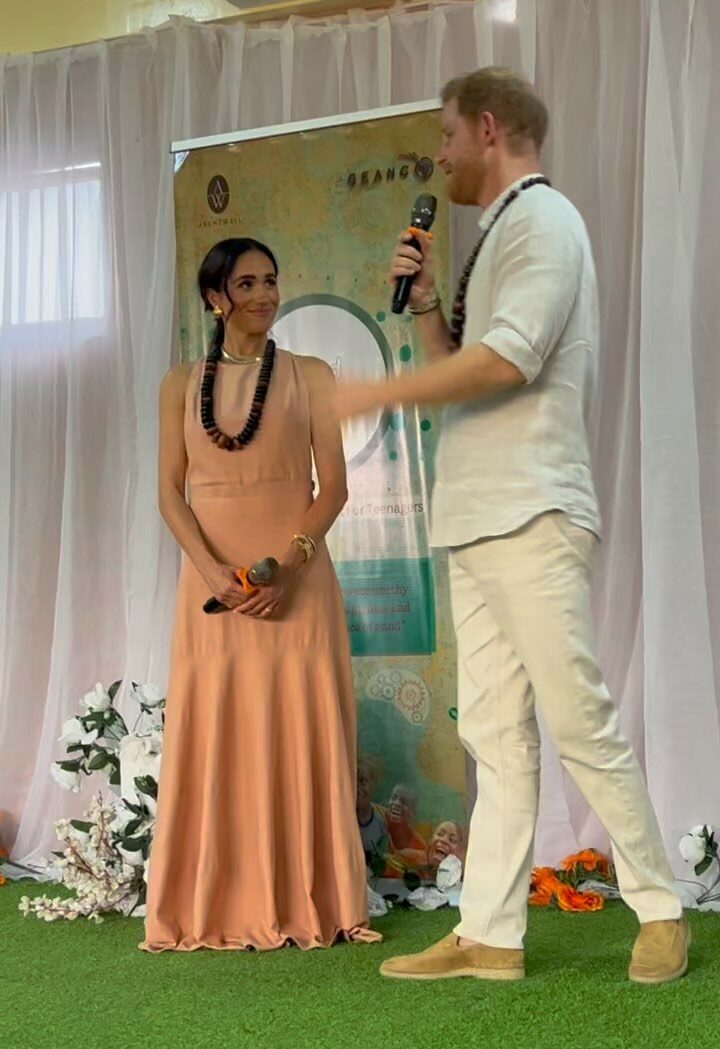 Prince Harry and meghan in nigeria